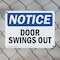 Signmission Door Swings Out, 10 in W x Rectangle, Plastic OS-2PACK-NS-P-710-L-11523 - alternate 4